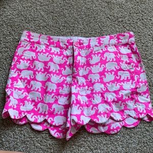 Lilly Pulitzer Elephant buttercup shorts